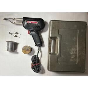 Vtg Weller D550 Professional Heavy Duty 240 325 Watt Soldering Gun With Extras